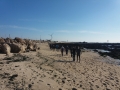 na plaži Atlantskega oceana