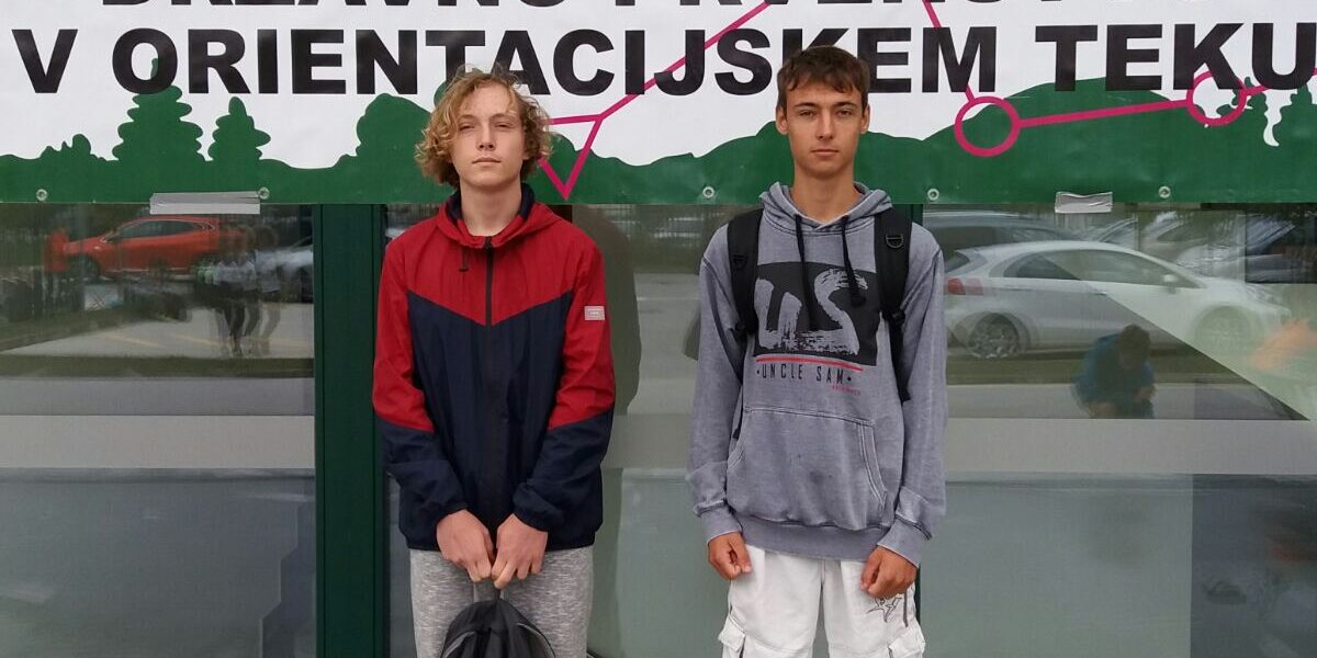 Orientacijski tek Matija Flac in Kristjan Volavc