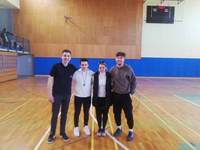 Patrik Riboli, Sergej Kostić, prof. Martina Kovačič, Miha Roškarič Patrik Riboli, Sergej Kostić, prof. Martina Kovačič, Miha Roškarič