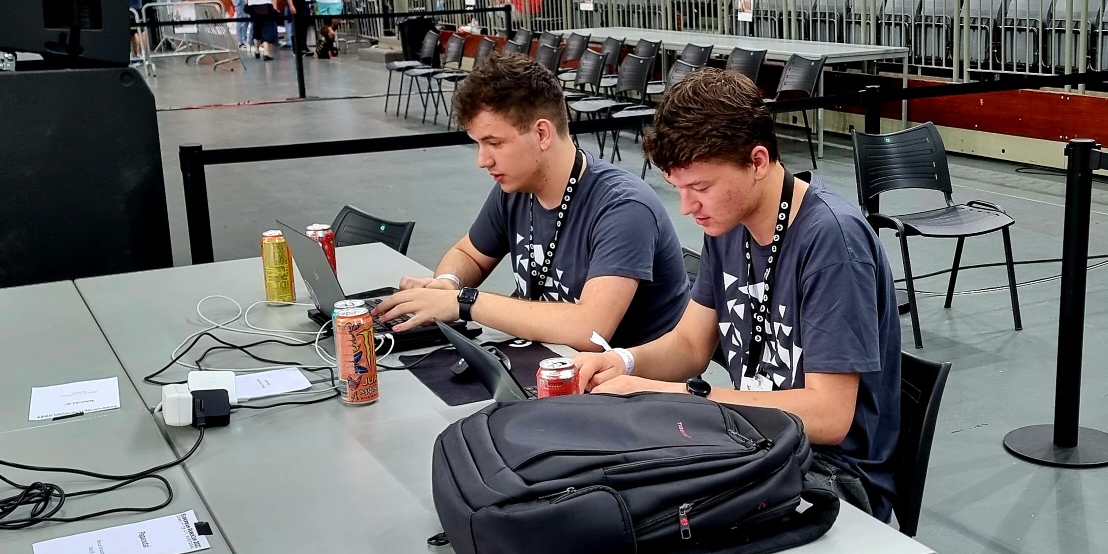 Nejc Drobnič in Rene Potočnik