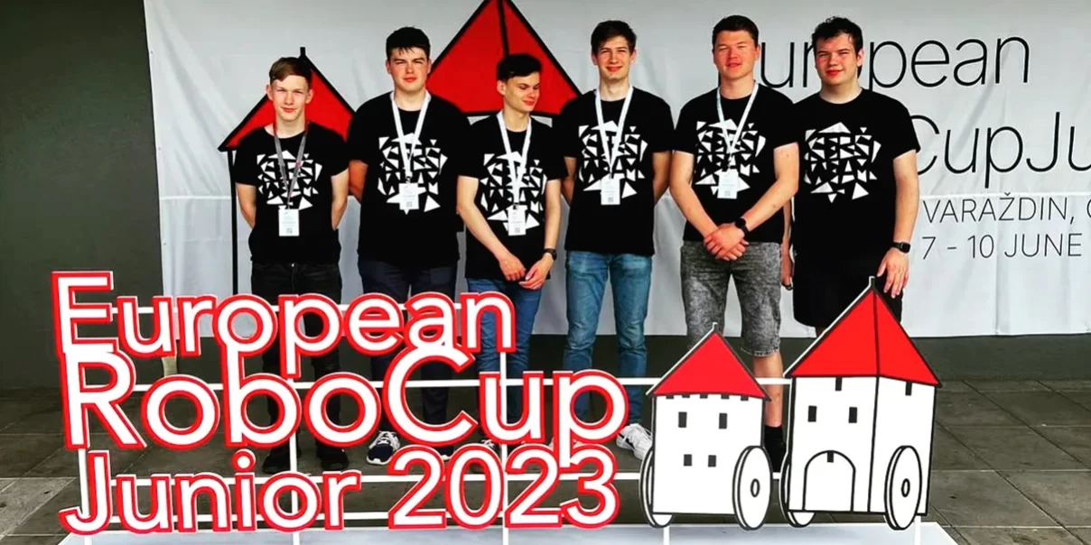 robocup_evropsko SERŠ team je postal evropski prvak 2023 v robotiki na European RoboCup Junior v Varaždinu.