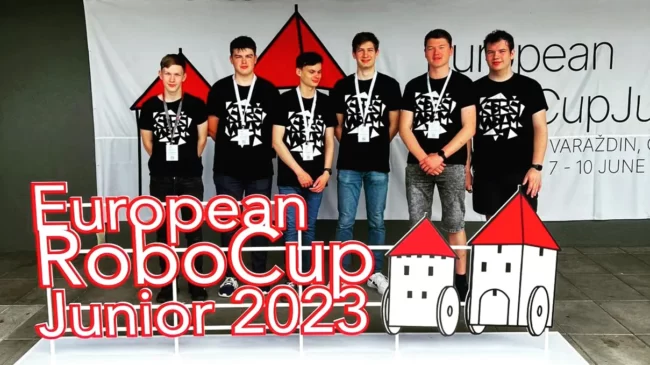 robocup_evropsko SERŠ team je postal evropski prvak 2023 v robotiki na European RoboCup Junior v Varaždinu.