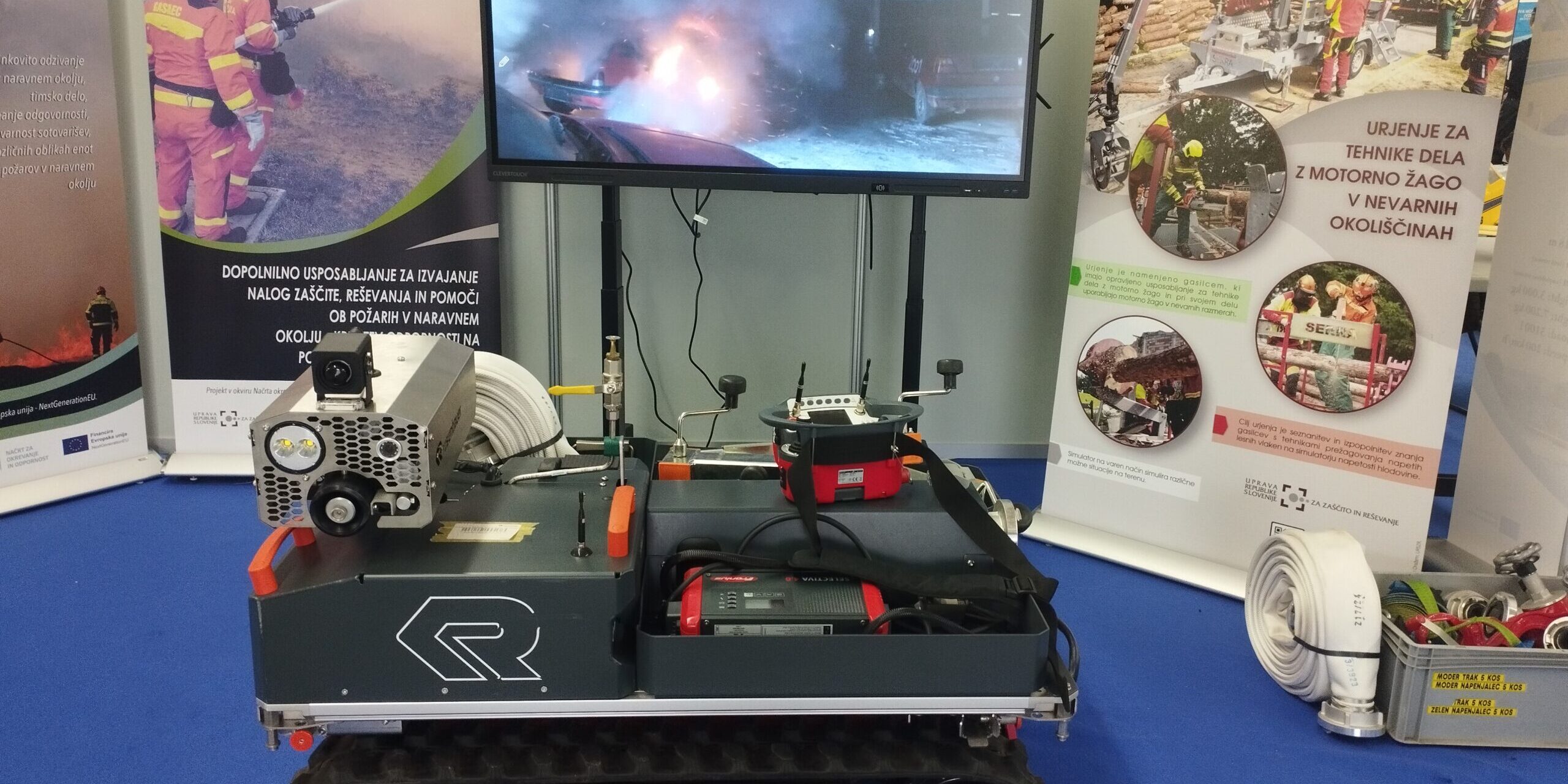 Robot za gasenje pozarov